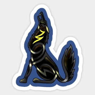 Blue Shadows Sticker